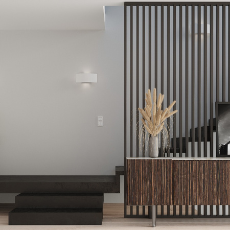 LED-Wandleuchte MAGNUS 2xG9Wandleuchte Rechteckig weiß SOLLUX