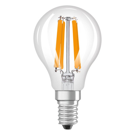 LED-Lampe P45 Ball E14 1.2W = 25W 255lm 2700K Warm 330° 213lm/W CLASSIC ENERGY EFFICIENCY Osram