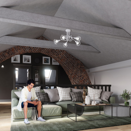 Wandleuchte ARTEMIS 1 E14 Weiß Modern SOLLUX