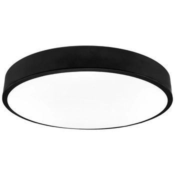 Plafond LED Deckenanbauleuchte 36W 4000K CRI>85 HOUSTON Schwarz 40cm