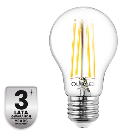 6x LED-Lampe E27 A60 4,9W 1055lm = 75W 2700K warmweiß 360° Filament Energieklasse A LUMILED