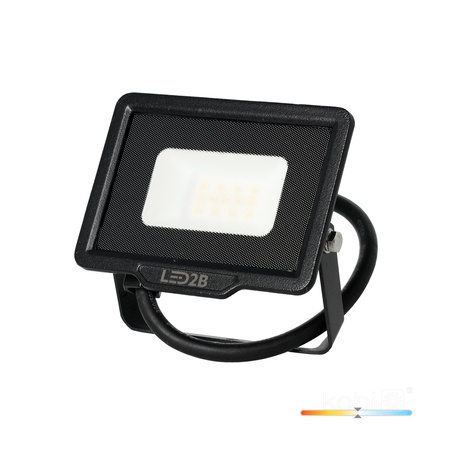 LED Fluter 10W 800lm 4000K IP65 Schwarz LED2B KOBI MH