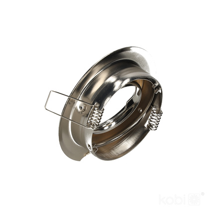 Bewegliche Halogenleuchte GU10 MR16 OH15 Mattchrom Kobi