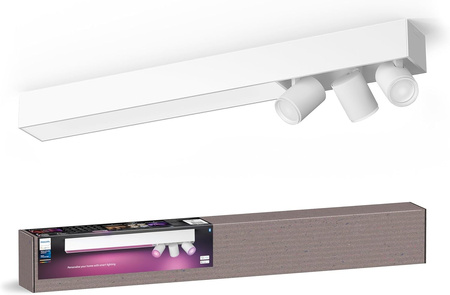 LED-Reflektor-Deckenleuchte 48.6W 3700lm IP20 Weiß und Farbe Ambiance RGB + TW Weiß Smart SMART Zigbee Bluetooth Centris Philips HUE