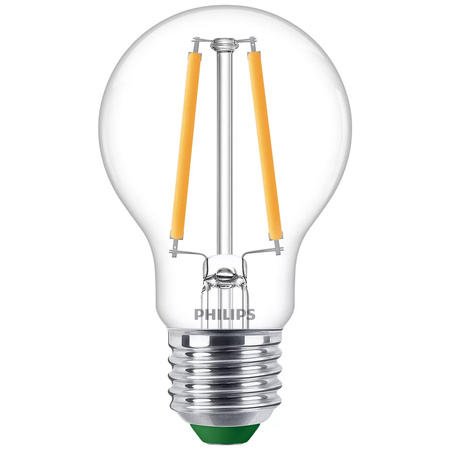 E27 A60 LED Lampen 2,3 W = 40 W, 485 lm, 2700 K, warmes Filament PHILIPS, ultraeffizient
