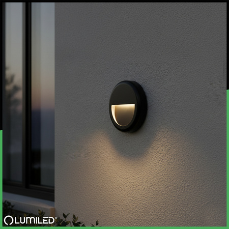 Außen Garten Treppe Wandleuchte CCT 3000-6500K LED 4W IP65 VIREO LUMILED