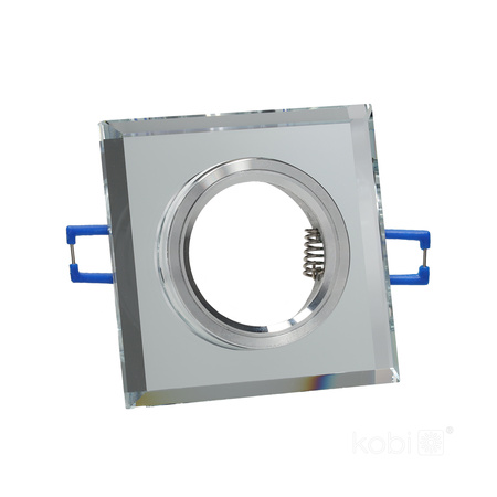 Flush-mounted GU10 Halogen Einbaustrahler Transparent Quadratisch Kobi