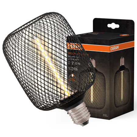 Dekorative LED-Glühbirne E27 3.5W = 12W 110lm 1800K Warm 320° Glühfaden Dimmbar Dekor Osram