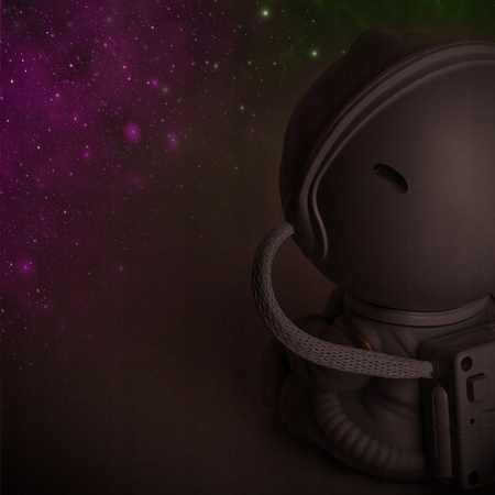 Kinder Astronaut dekorative Nacht Stern Projektor Lampe LED 5W RGB 170° Ein/Aus Schalter Weiß Masterled