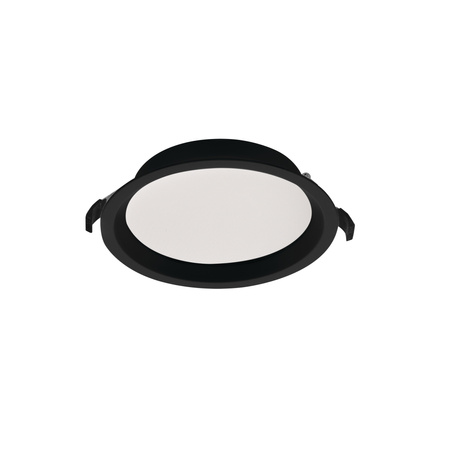 LED-Einbauleuchte 21W 2310lm 3500K Warm CRI90 90° Rund Schwarz TIBERI Kanlux