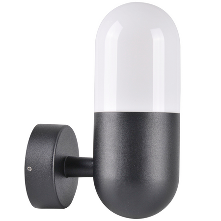 Außenwandleuchte HORTEN 1x E27 GOLDLUX (Polux) Schwarz 314147