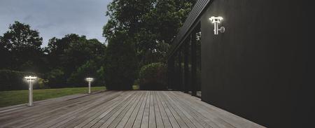 Solar-Gartenwandleuchte LED-Fassadenleuchte 6W ENDURA STYLE LEDVANCE