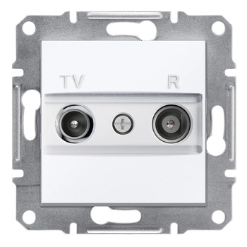 Terminal RTV-Antennenbuchse ohne Rahmen 1dB SCHNEIDER ASFORA
