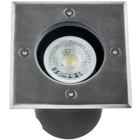 Boden-Einbauleuchte GU10, Bodenstrahler IP65 IK09 Quadratisch CATIO 2 LUMILED