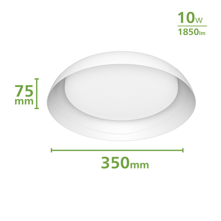LED Plafond Deckenlampe 10W 1850lm 2700K SceneSwitch Weiß Fleta Ultra Efficient Philips