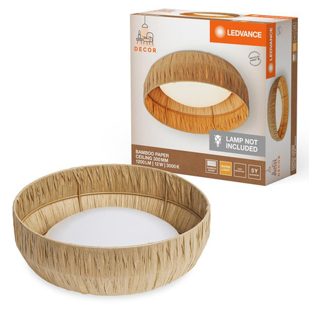 Plafond LED-Anbau-Deckenleuchte 12W 400lm 3000K Warm Brown 30cm Dekor Ledvance