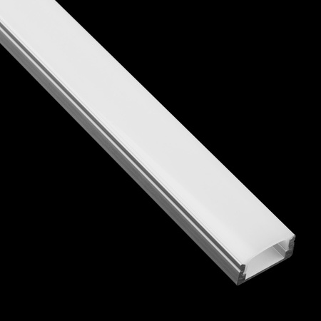 Aluminium LED-Profil KM36, 2m Silber LUMILED