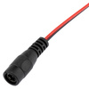 2PIN Verbinder für LED-Streifen DC 2.1 Schnappverbindung Buchse mit Kabel, 8mm LUMILED
