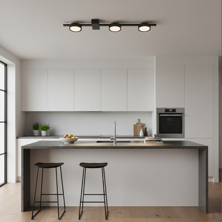 OVILO Deckenleuchte LED-Halogen-Leuchte 3x GX53 Spot Wandleuchte Reflektor LUMILED