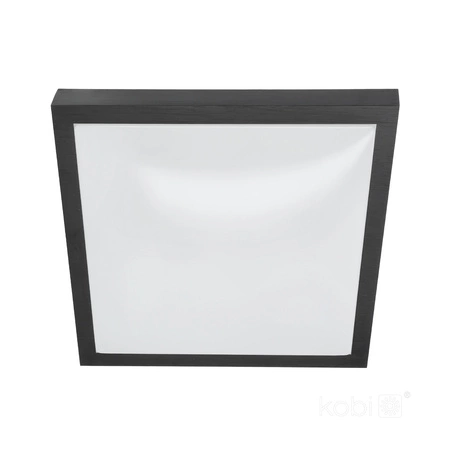 Plafond LED-Deckenleuchte SAMIRA S 2x E27 30cm IP20 Schwarz KOBI