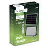 Solar LED Halogenstrahler 300W Gartenlampe 4000K IP65 PIR Bewegungsmelder + Fernbedienung FULGOR LUMILED
