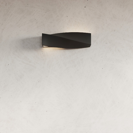 SIGNMA E27 Wandleuchte Up-Down Keramik Modern Schwarz SOLLUX