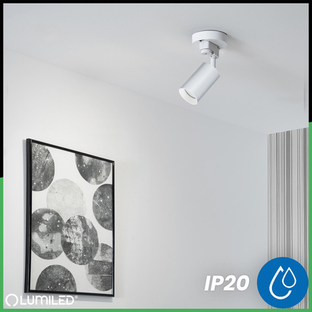 1-Phasen Strahler GU10, Schieneinstrahler Weiß RITI LUMILED