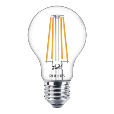 LED Lampen E27 A60 8.5W = 75W 1055lm 2700K Warm Filament PHILIPS CorePro