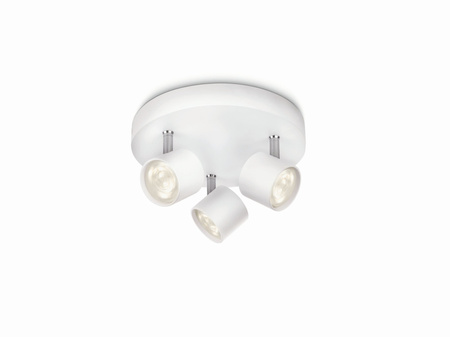 LED STAR Deckenleuchte 3x 4.5W 2700K Dimmbar Reflektor Leuchte Beweglich Weiß Rund PHILIPS