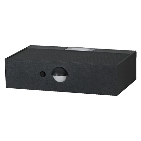 Gartenleuchte LED-Wandleuchte 3W 300lm 3000K IP65 Grau mit Bewegungs- und Dämmerungssensor Endura Ledvance