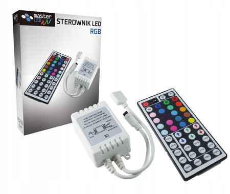 RGB IR LED Strip Controller 44 Tasten 6A 72W + Fernbedienung