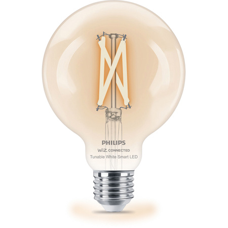 LED-Lampe E27 G95 7W = 60W 2700-6500K FILAMENT SMART WiFi Philips WiZ