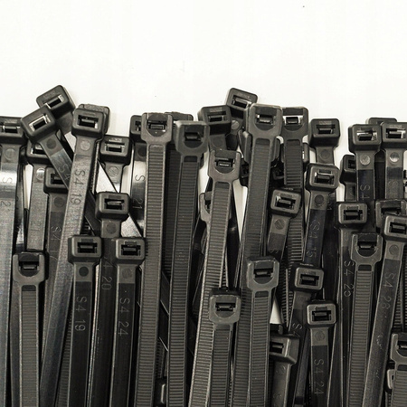 100x Kabelbinder 2.5x100mm Schwarz LUMILED