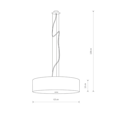VIVIANE Deckenleuchte 6773 Nowodvorski Grau 3xE27 Kreisförmige Pendelleuchte Material+Glas+Stahl 65 cm Modern