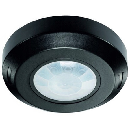 PIR 360° Bewegungs- und Dämmerungssensor 6m Decke Schwarz