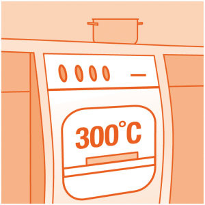 Halogenlampe G9-Kapsel 40W 490lm 230 V für OSRAM-Ofen