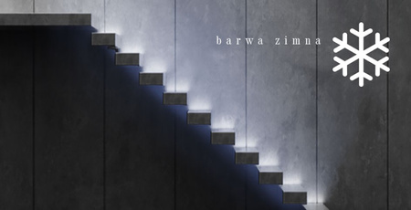 DECORUS 9 LED 1,2W Schwarz ProVero Kalttreppenleuchte