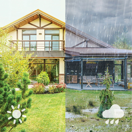 Garten LED-Wandleuchte STRATOSPHERE 3.8W 2700K Warm IP44 Anthrazit PHILIPS