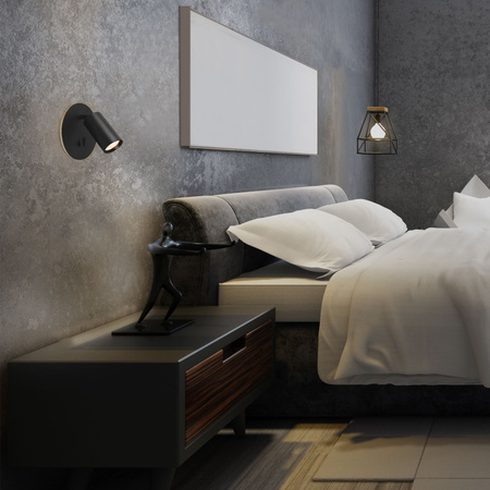 Wandleuchte Wandleuchte 5W 380lm 2700K Warm Black Videx