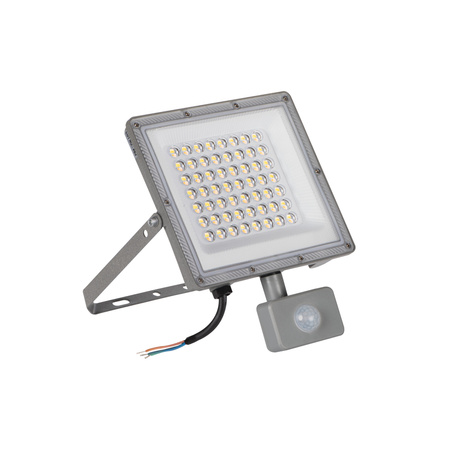 LED-Flutlicht Halogenlampe 50W 5400lm CCT 90° IP44 PIR-Sensor Grau ACETE Kanlux