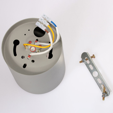 Deckenanbauleuchte Metallrohrspot JUPITER 10 GOLDLUX (Polux) DOWNLIGHT E27 grau