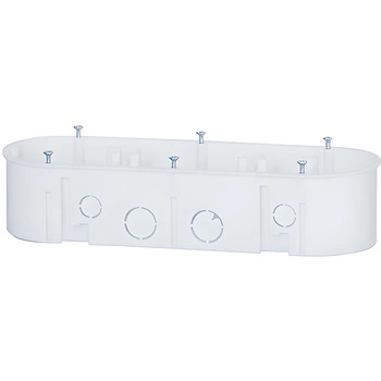 Dreifach-Unterputz-Endkasten mit PK60-Montageschrauben für F-ELEKTRO-Gipsplatten