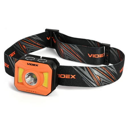Wiederaufladbare LED-Stirnlampe 5W 400lm 5000 K H085-OR VIDEOX