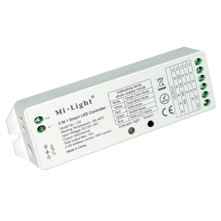 LED-Empfänger MONO / CCT / RGB / RGB+CCT 15A Mi-Light 5in1 - LS2