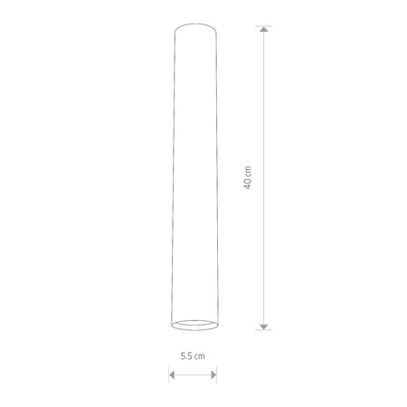 Aufbauleuchte EYE 5471 Nowodvorski Weiß GU10 Halogen Spot Tube Steel Modern
