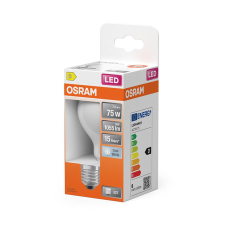 E27 A60 LED Lampen 8W = 75W 1055lm 4000K Neutral 300° OSRAM STAR Filament