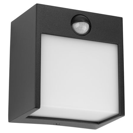 Garten Wandleuchte LED Außenwandleuchte PIR IP54 12W 3000K RUBUS LUMILED