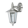 LED Gartenleuchte JUPITER E27 Elevation Wandleuchte Down Lantern Silber Volteno