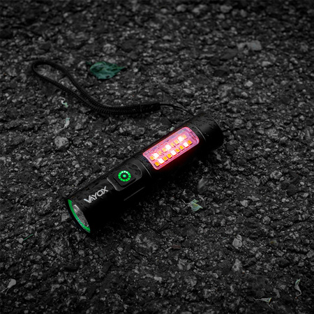 Wiederaufladbare LED-Taschenlampe Classic 5W 250lm Handheld Power LED + SMD VA0184 VAYOX