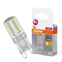 3x LED G9 KAPSEL 2,6W = 30W 320lm 2700K Warm OSRAM Sockel